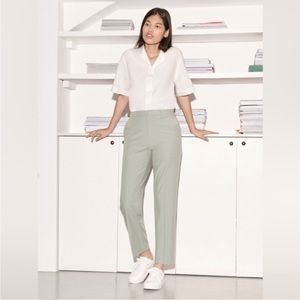 UNIQLO smart ankle 2-way stretch pants in Green - NWT XS